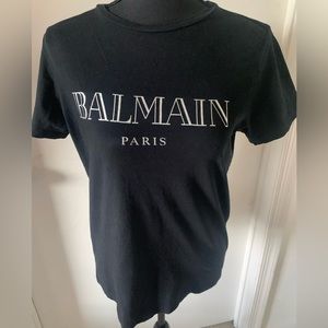 Balmain Black Logo Tee